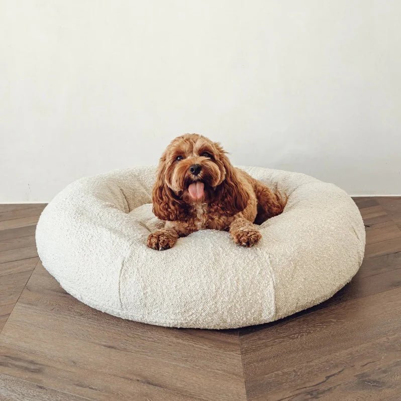 Luxury Boucle Dog Bed - Image 3